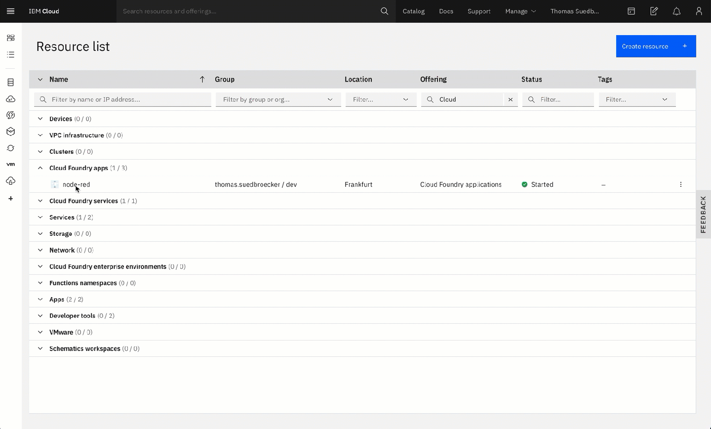(Outdated) Run a Docker image as a Cloud Foundry App on IBM Cloud ...