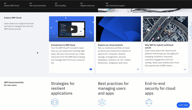 ibmcloud-get-starter