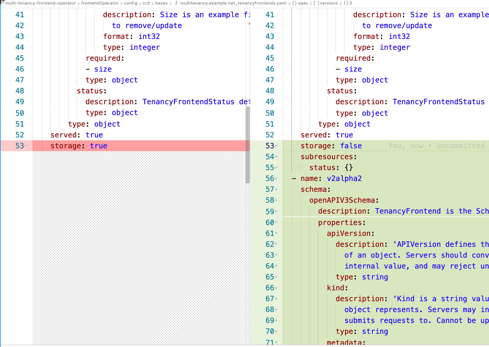 Add a new API version to an existing operator – Thomas Suedbroecker's Blog
